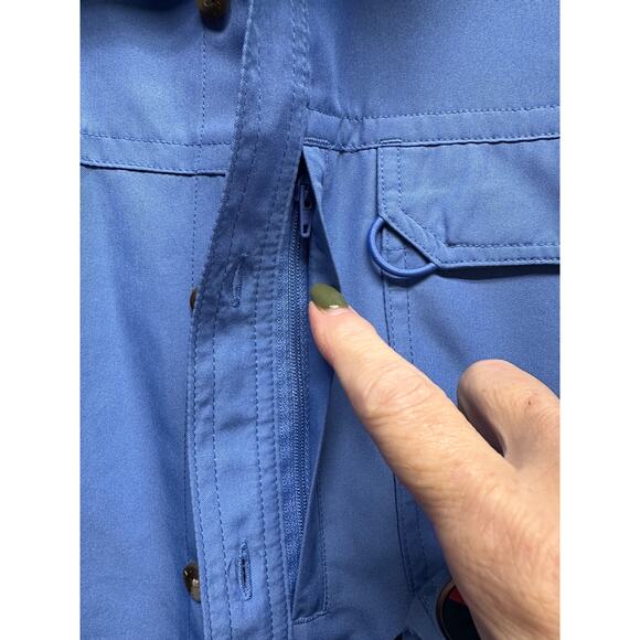 Gander Mountain Men Tech UV 30+ Men Fishing Hiking Shirt L - Picture 4 of 9